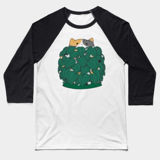 Cat Plant Baseball T-Shirt